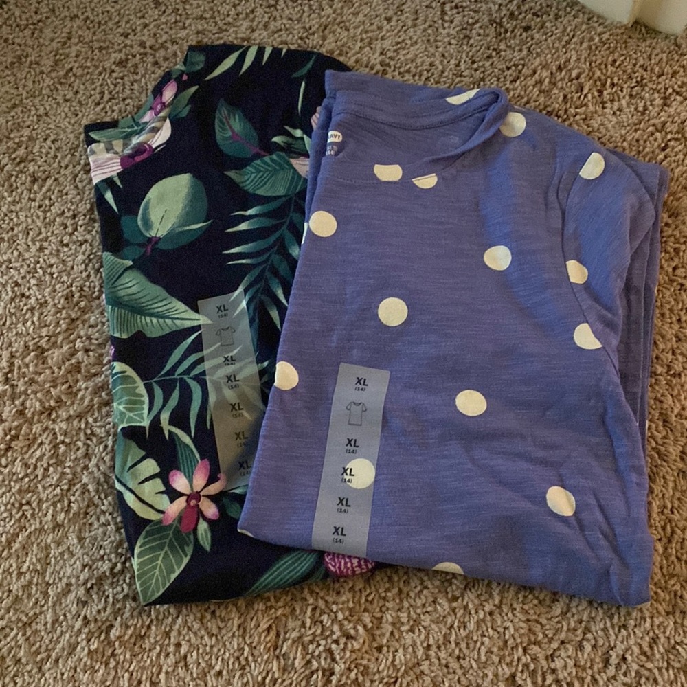 Girls old navy shirts size 14